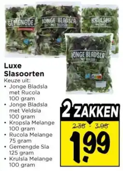 Vomar Voordeelmarkt Luxe Slasoorten aanbieding