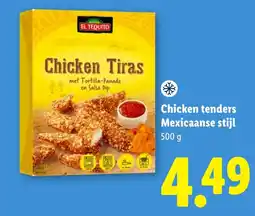 Lidl Chicken Tiras aanbieding
