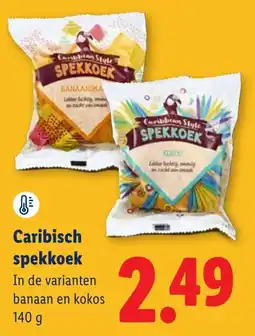 Lidl Caribisch spekkoek aanbieding