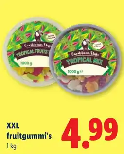 Lidl Caribbean Style fruitgummi's aanbieding