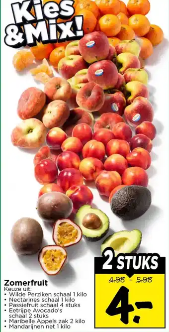 Vomar Voordeelmarkt Zomerfruit aanbieding