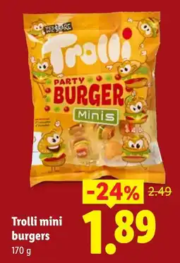 Lidl Trolli mini burgers aanbieding