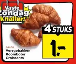 Vomar Voordeelmarkt Versgebakken Roomboter Croissants aanbieding
