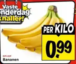 Vomar Voordeelmarkt Bananen aanbieding