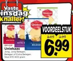 Vomar Voordeelmarkt Uniekaas aanbieding