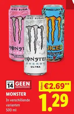 Lidl Monster aanbieding