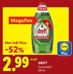 Lidl Dreft Afwasmiddel aanbieding