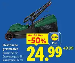 Lidl Elektrische grasmaaier aanbieding