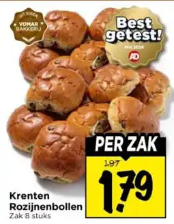Vomar Voordeelmarkt Krenten Rozijnenbollen aanbieding