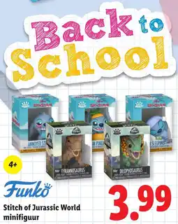 Lidl Funko Stitch of Jurassic World minifiguur aanbieding