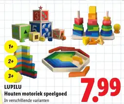 Lidl Lupilu Houten motoriek speelgoed aanbieding