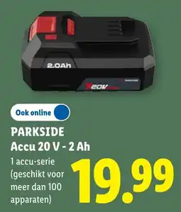 Lidl Parkside Accu 20 V aanbieding