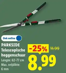 Lidl Parkside Telescopiche heggenschaar aanbieding