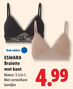 Lidl Esmara Bralette aanbieding