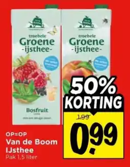 Vomar Voordeelmarkt Van de Boom IJsthee aanbieding