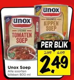 Vomar Voordeelmarkt Unox Soep aanbieding