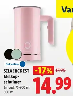 Lidl Silvercrest Melkop-schuimer aanbieding