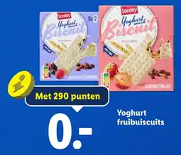 Lidl Sondey Yoghurt fruibuiscuits aanbieding