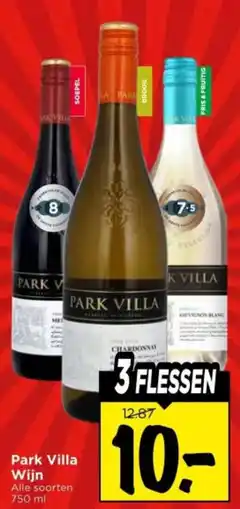 Vomar Voordeelmarkt Alle Park Villa Wijn aanbieding
