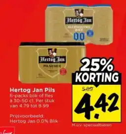 Vomar Voordeelmarkt Hertog Jan Pils aanbieding