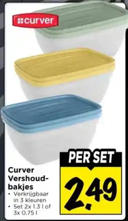 Vomar Voordeelmarkt Curver Vershoud-bakjes aanbieding