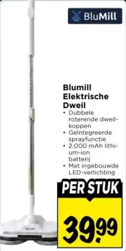 Vomar Voordeelmarkt Blumill Elektrische Dweil aanbieding