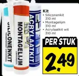 Vomar Voordeelmarkt Siliconenkit, Montagelijm, Acrylaatkit aanbieding