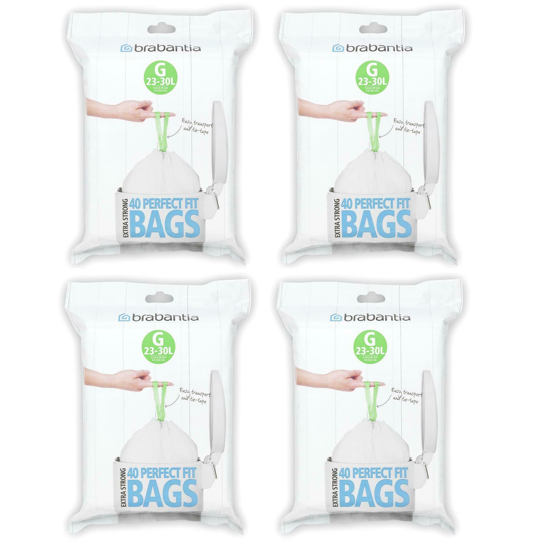 Brabantia NewIcon 30L Jaarverpakking Afvalzakken 160 stuks Type G (23