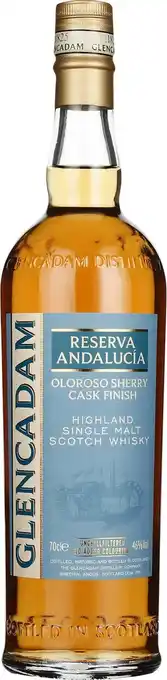 Drankdozijn Glencadam Reserva Andalucia Oloroso Sherry Cask Finish 70CL aanbieding