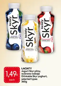 Food Plus łaciaty skyr pitny aanbieding
