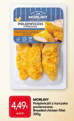 Food Plus Morlina Poledwiczki z kurczaka panierowane aanbieding