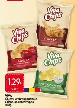 Food Plus Viva Chips, wybrane rodzaje aanbieding