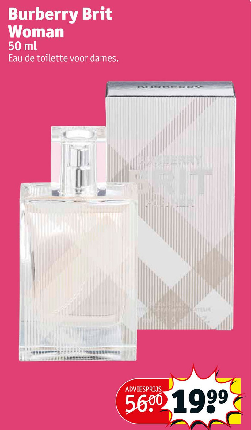 Burberry Brit For Her Eau de Parfum Spray 100ml - Parfum