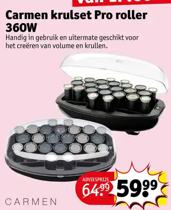 Kruidvat Carmen krulset Pro roller 360W aanbieding