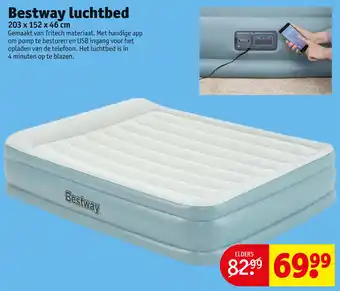 Kruidvat Bestway luchtbed aanbieding