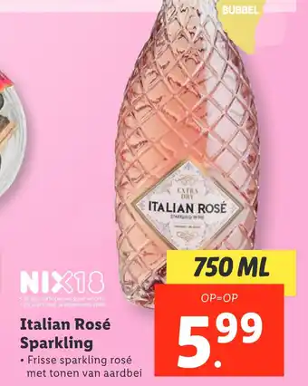 Lidl Italian Rosé Sparkling aanbieding