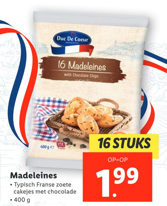 Lidl Madeleines aanbieding