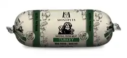 Pets Place Monopets Natural Fresh Meat Worst - Natvoer - 600 g Kalkoen aanbieding