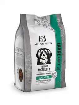 Pets Place Monopets Vet Diet Mobility Large Adult - Hondenbrokken - Zalm 2 kg aanbieding