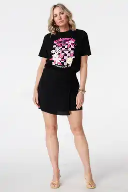 Wehkamp MS Mode skort zwart aanbieding