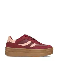 Wehkamp POSH by Poelman Bodie sneakers donkerrood aanbieding