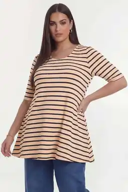 Wehkamp YOEK tuniek Plus Size - zwart aanbieding