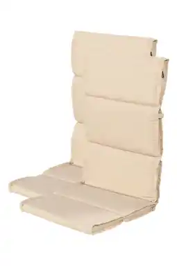 Wehkamp Hartman tuinkussen hoge rug Bahama - Beige (123x50x5 cm) (set van 2) aanbieding