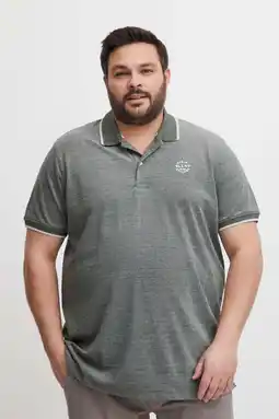 Wehkamp Blend Big polo grijs aanbieding