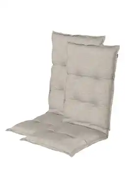 Wehkamp Hartman tuinkussen hoge rug Bahama - Silver (123x50x10 cm) (set van 2) aanbieding
