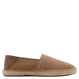 Wehkamp Mango Man suède espadrilles - cognac aanbieding