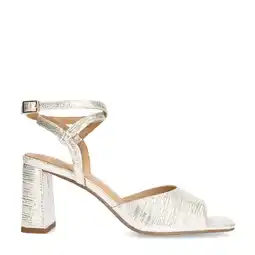 Wehkamp Manfield leren sandalettes goud aanbieding