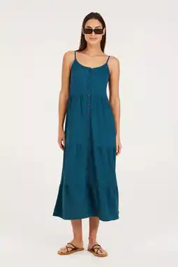 Wehkamp Protest maxi jurk blauw aanbieding