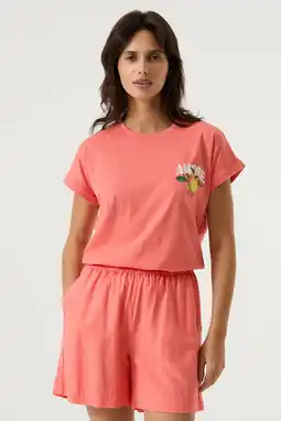 Wehkamp Garcia T-shirt koraalrood aanbieding