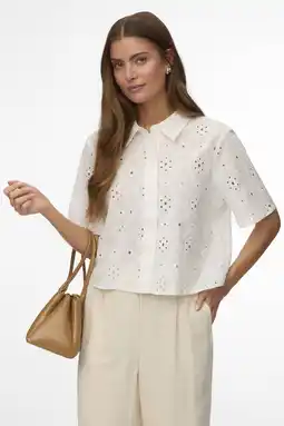 Wehkamp VERO MODA blouse wit aanbieding